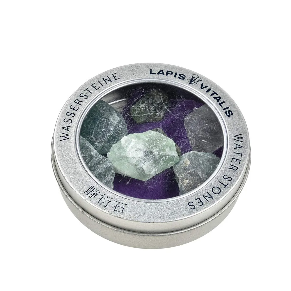 Lapis Vitalis Wassersteine Energiesteine Set Metalldose