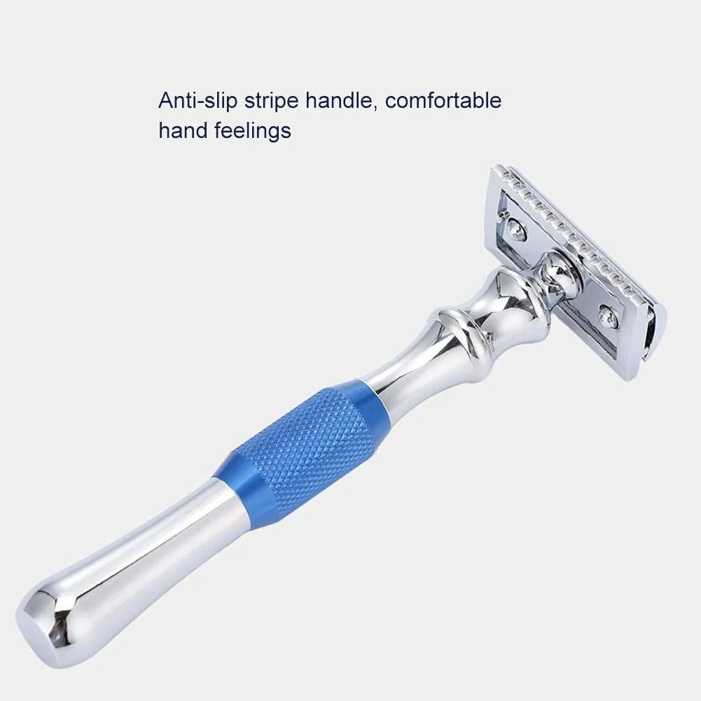 Uxsiya Classic Razor Rasiermesser Metall zweischneidig