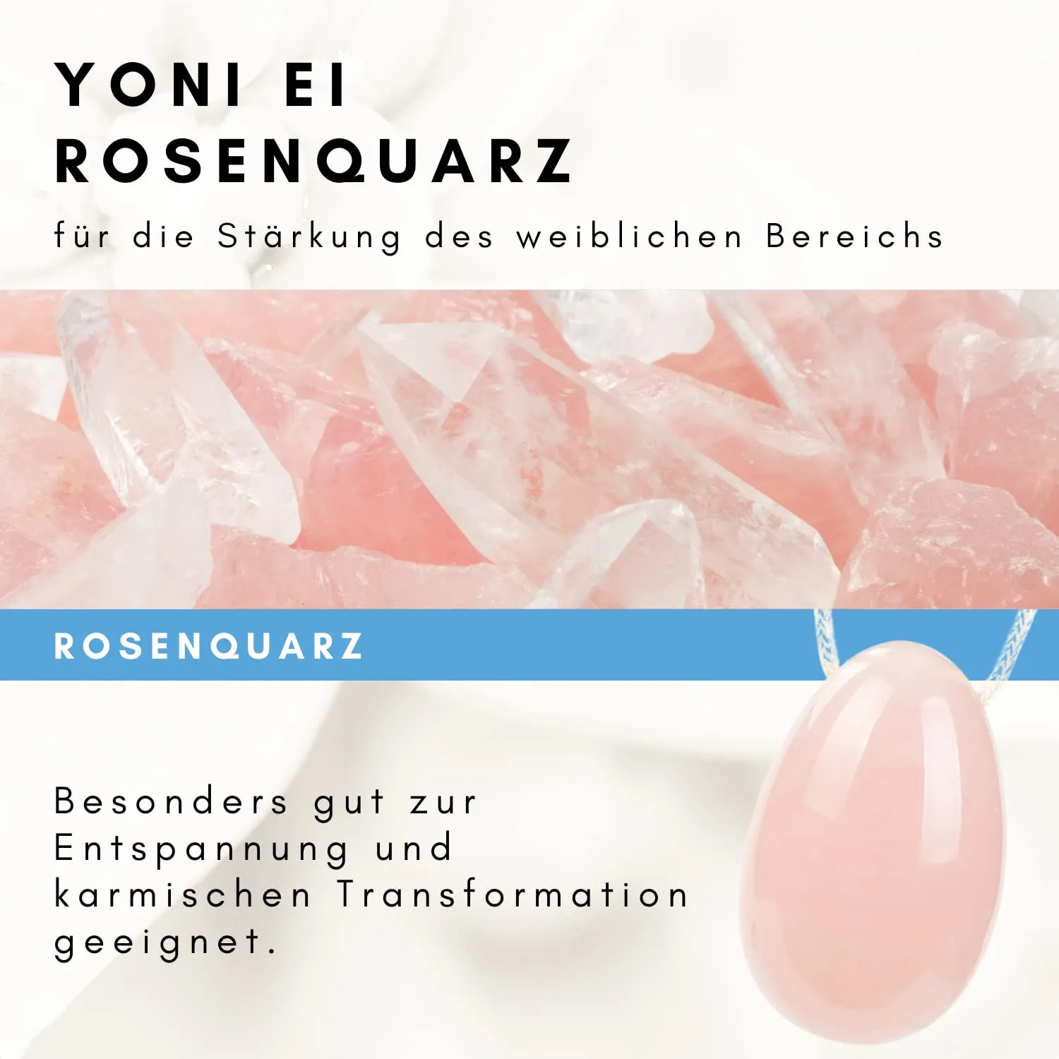 Lapis Vitalis Yoni-Ei Edelstein Beckenbodentraining