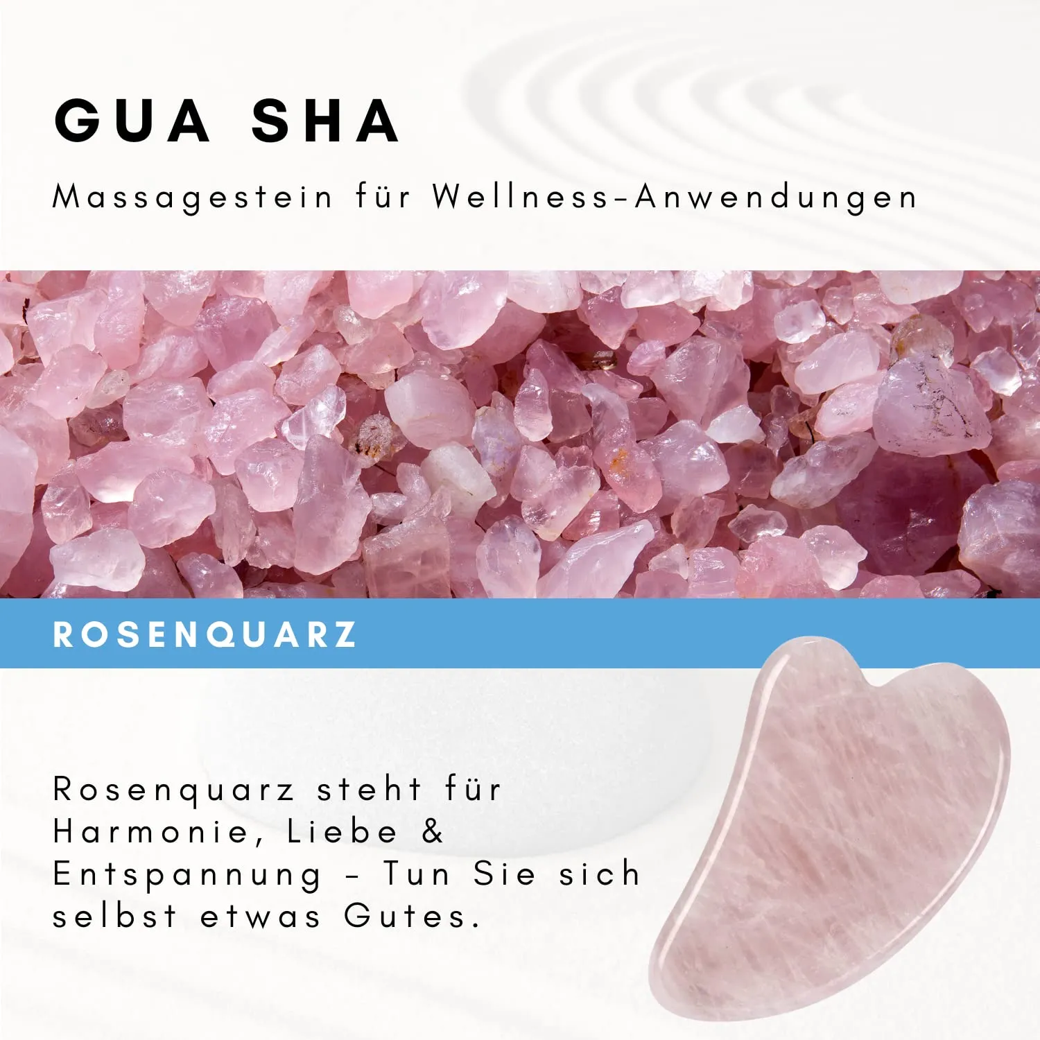 Lapis Vitalis Gua Sha Massagestein 75x45mm