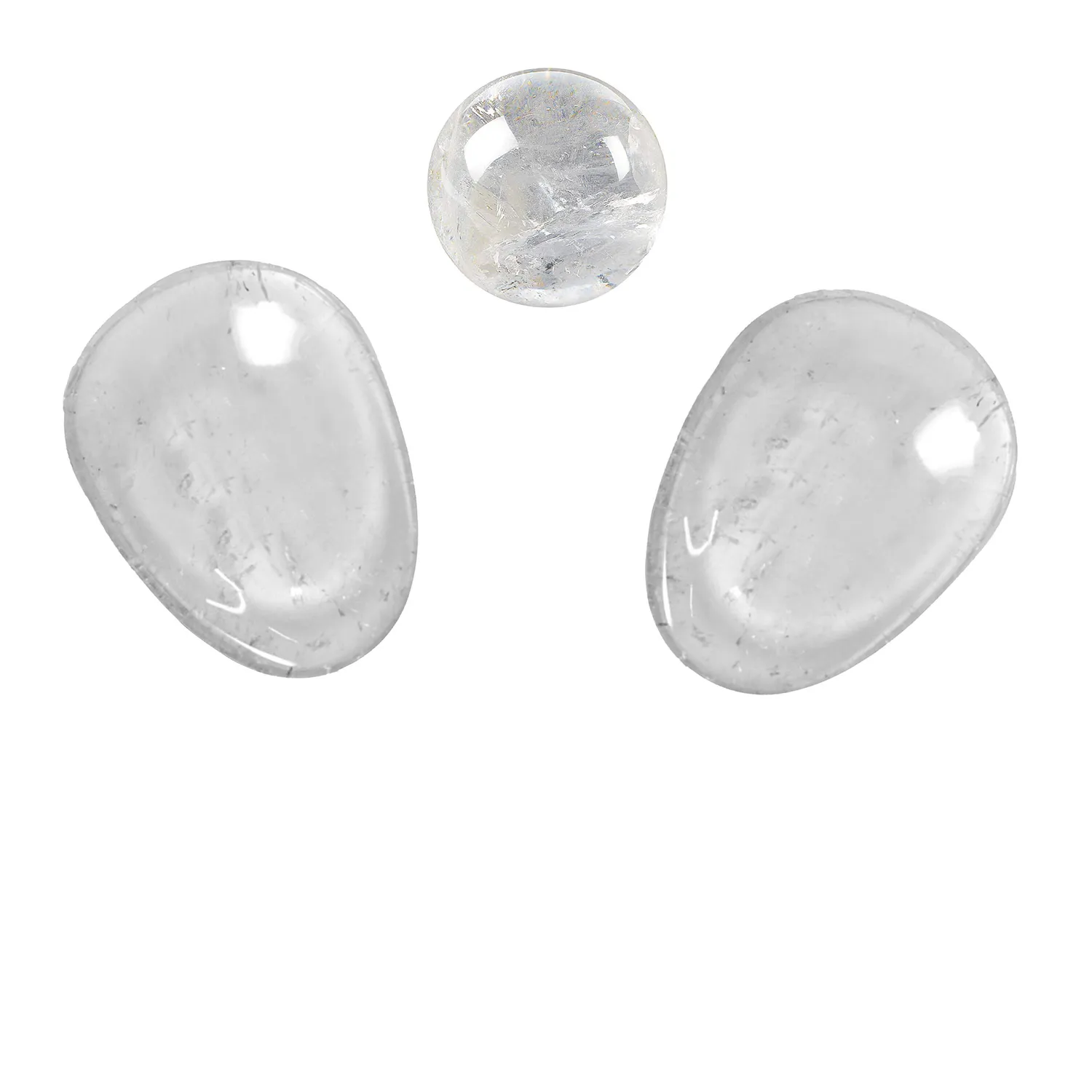 Lapis Vitalis Augensteine Set mit Bergkristall-Kugel