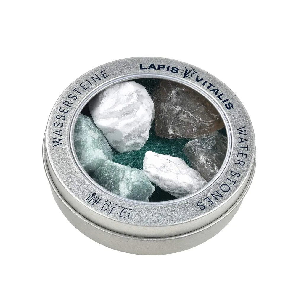 Lapis Vitalis Wassersteine Energiesteine Set Metalldose