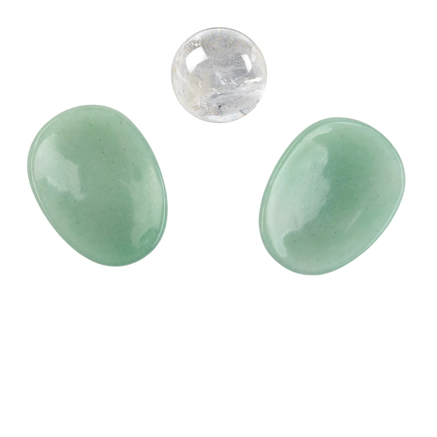 Lapis Vitalis Augensteine Set mit Bergkristall-Kugel