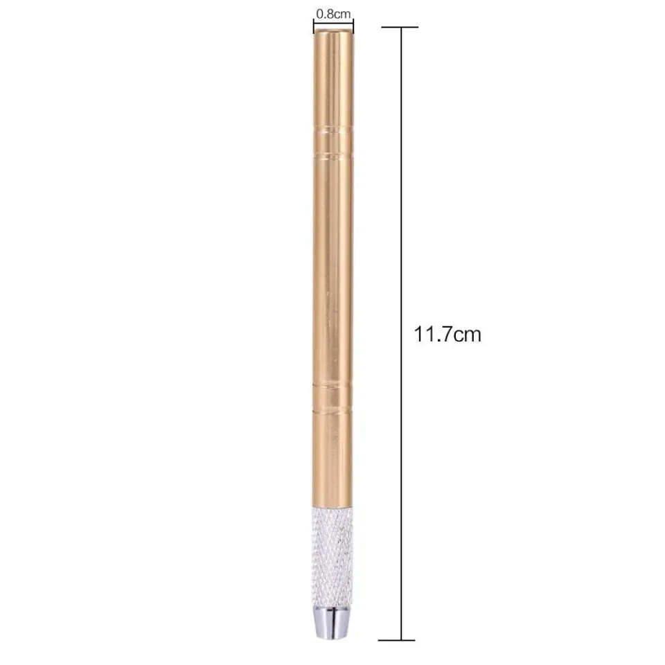 Uxsiya Microblading Pen manuell Augenbrauen mit 5 Klingen
