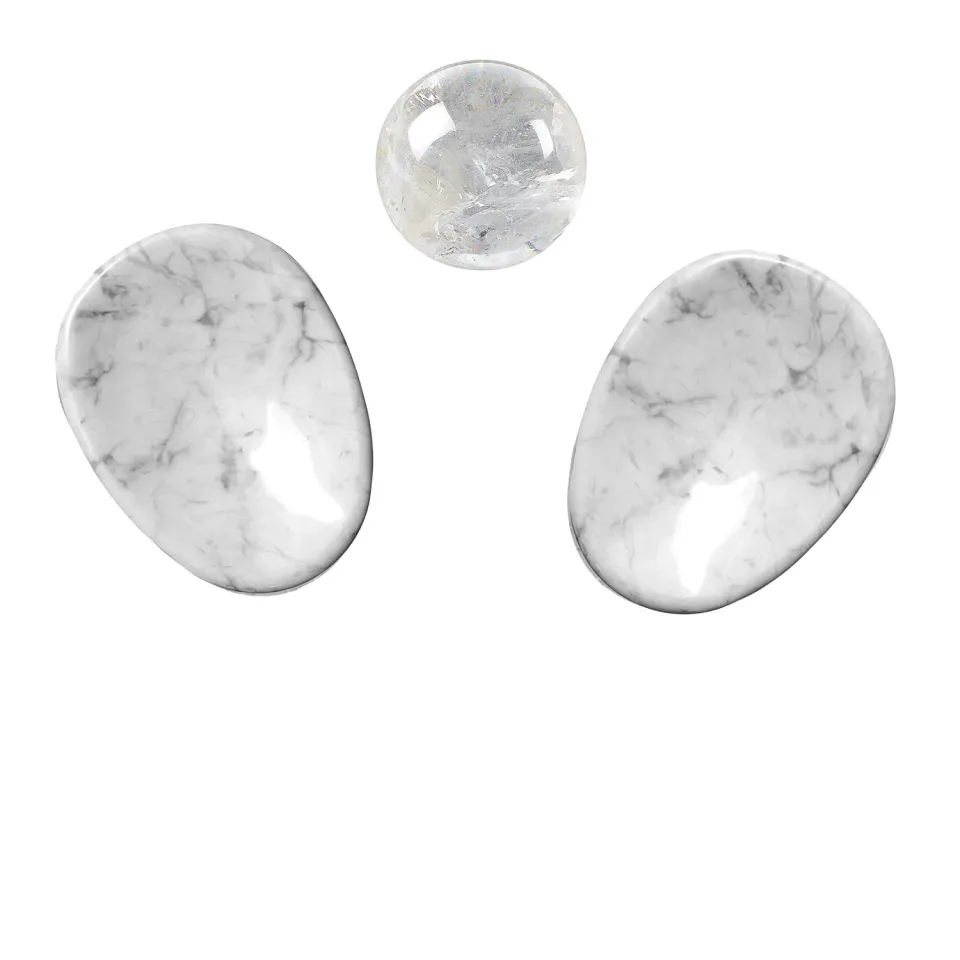 Lapis Vitalis Augensteine Set mit Bergkristall-Kugel
