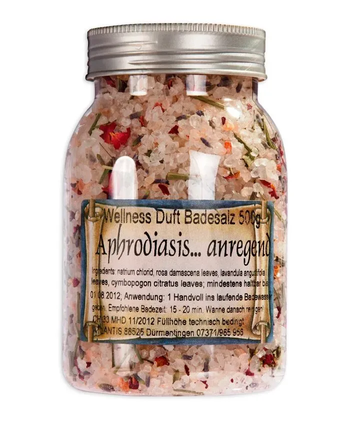 Atlantis Duft und Wellness Badesalz mit Blüten