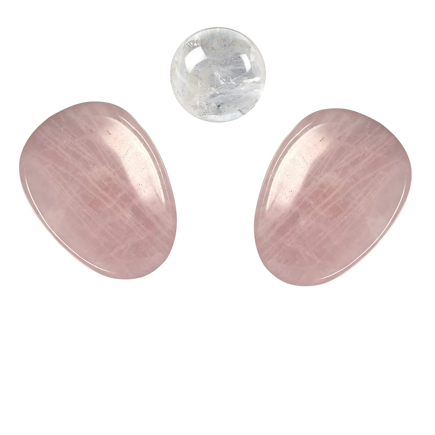 Lapis Vitalis Augensteine Set mit Bergkristall-Kugel