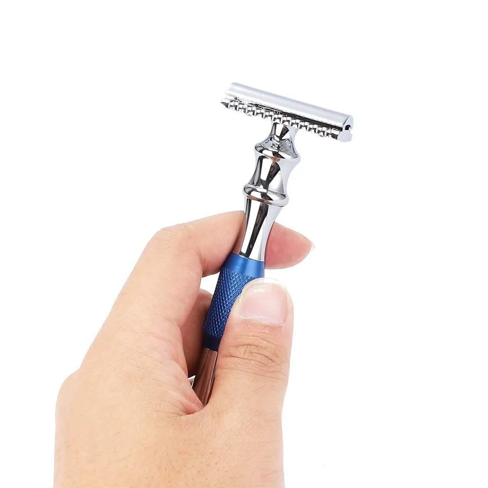 Uxsiya Classic Razor Rasiermesser Metall zweischneidig