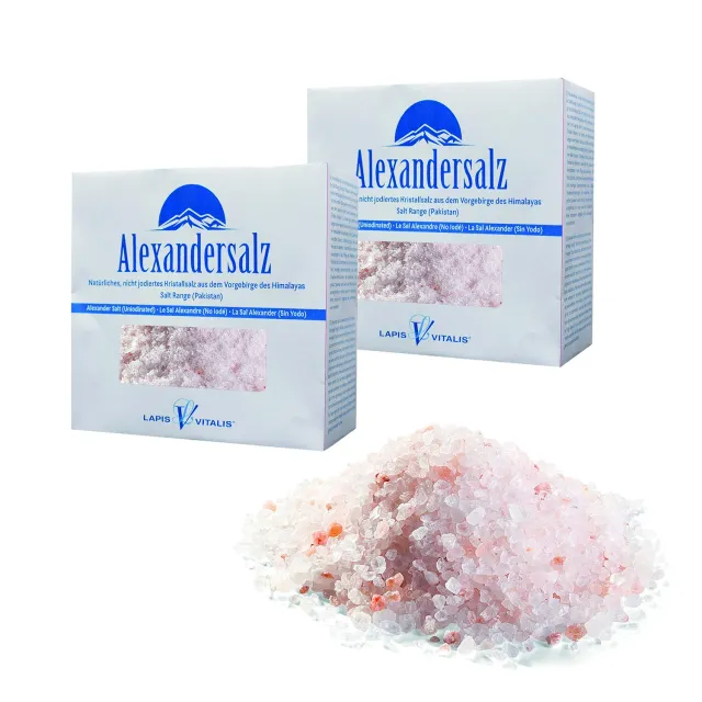 Lapis Vitalis Alexandersalz Natursalz 2x1kg