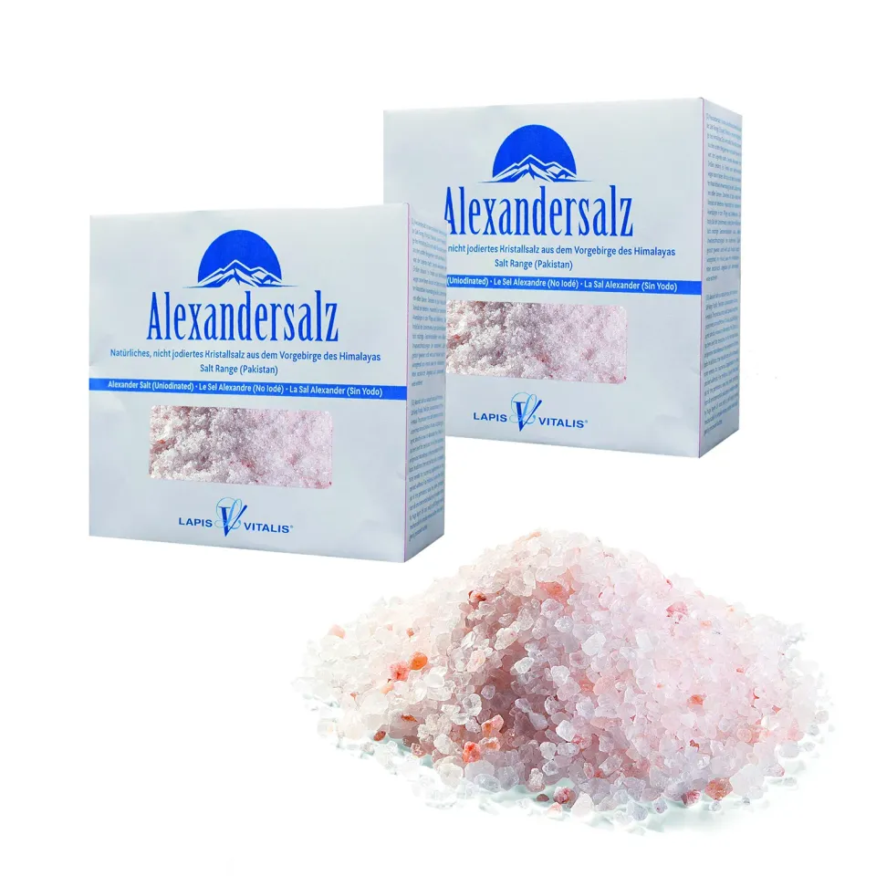 Lapis Vitalis Alexandersalz Natursalz 2x1kg