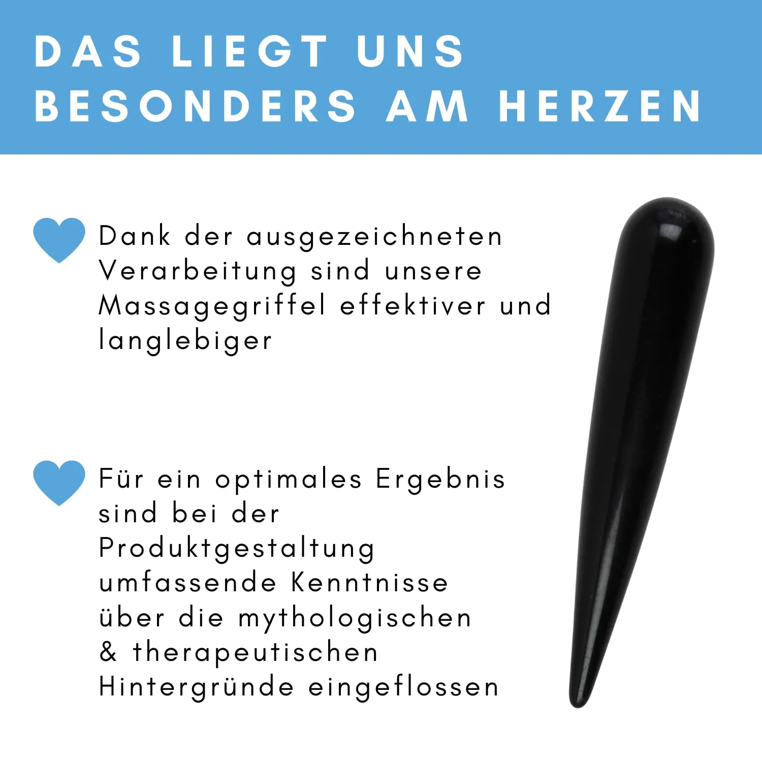 Lapis Vitalis Massagegriffel Massagestab 10 cm Geschenkbox