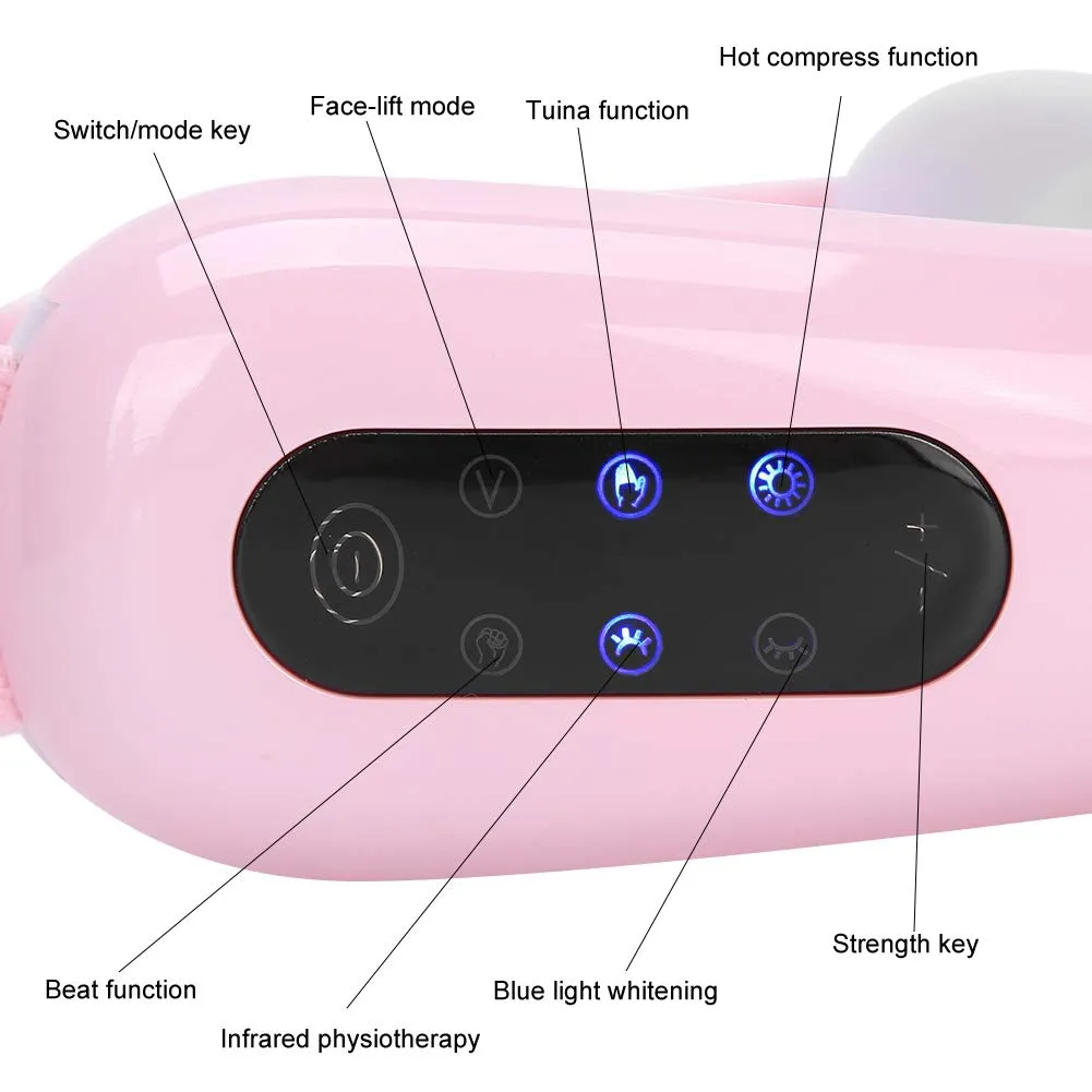 Uxsiya V Face Machine EMS-Gesichtsmassagegerät Photon-Lichttherapie