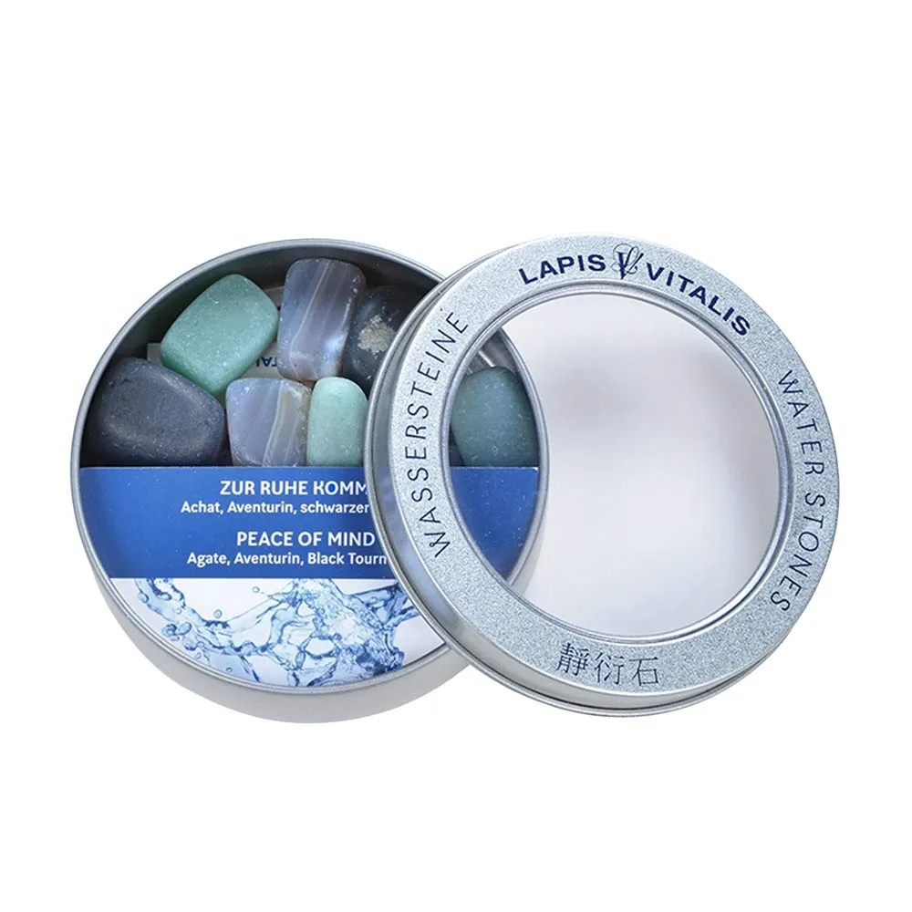 Lapis Vitalis Wassersteine Energiesteine Set Metalldose