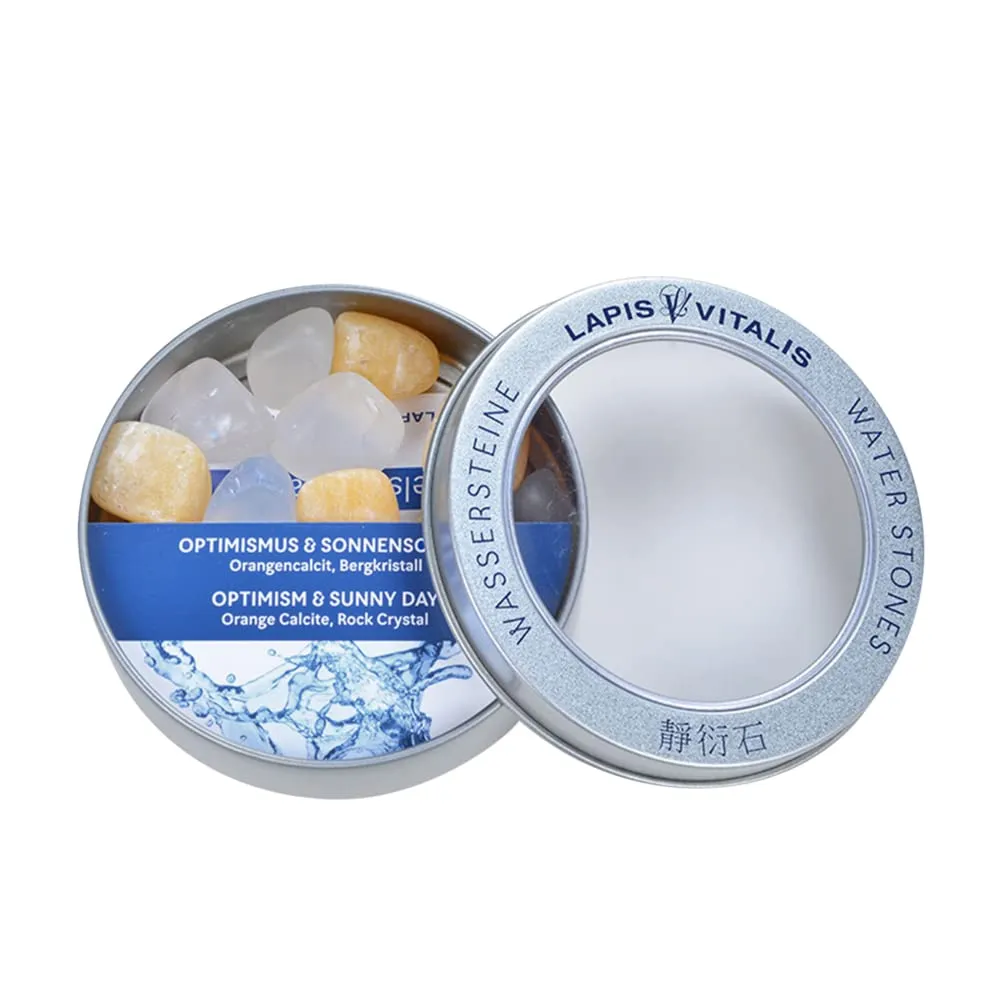 Lapis Vitalis Wassersteine Energiesteine Set Metalldose