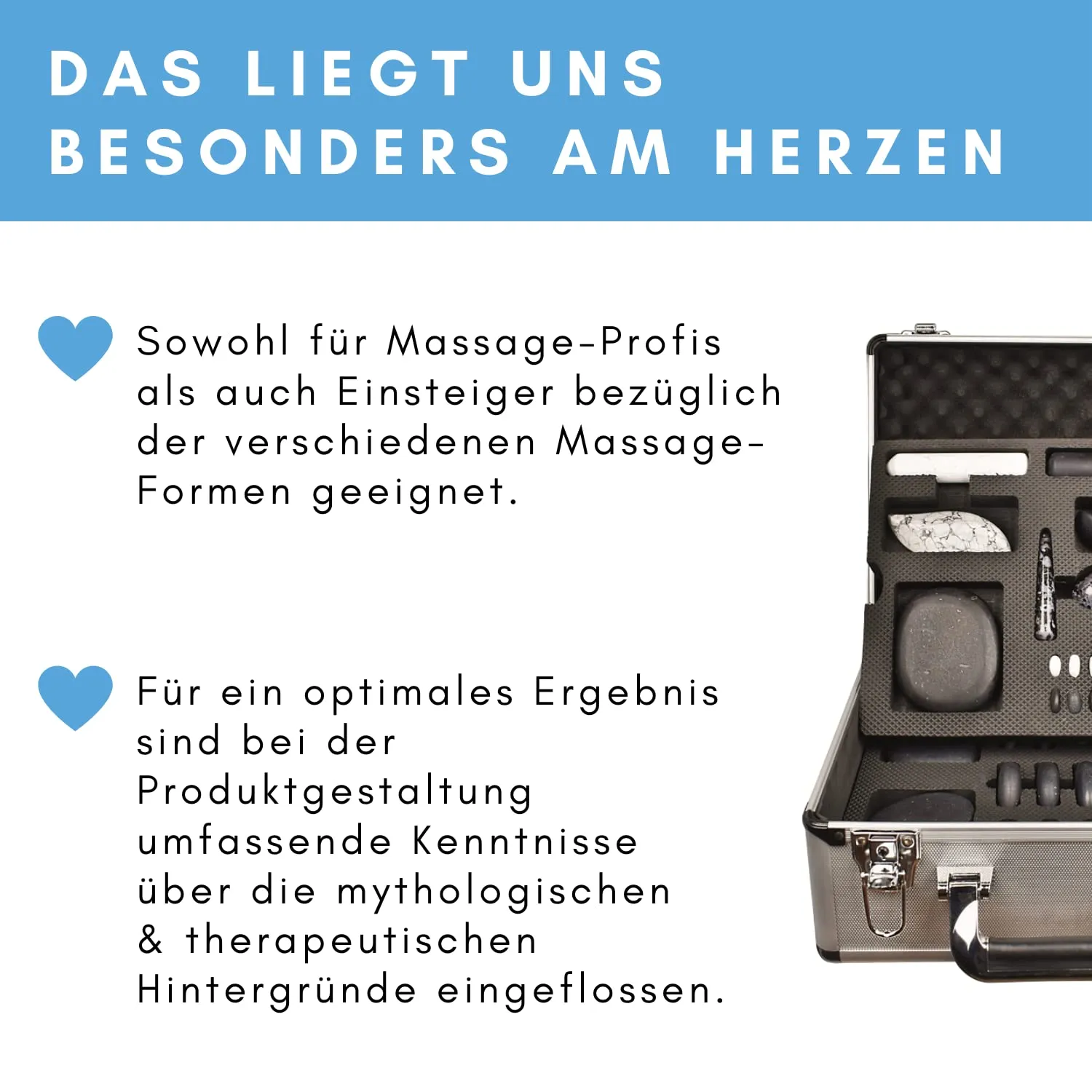 Lapis Vitalis Fire & Ice Gem Ritual Massagekoffer 39-tlg