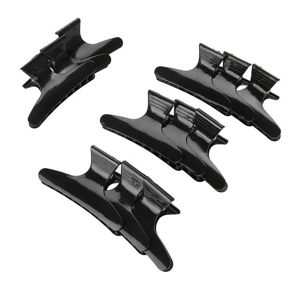 Uxsiya Black Butterfly Haarklammern schwarz 12 Stück