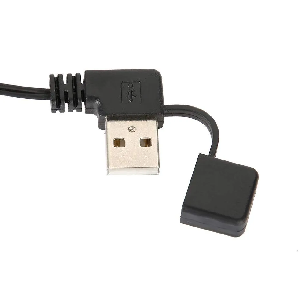 Uxsiya USB-Tuchheizung Heizkissen schwarz 11x7 cm