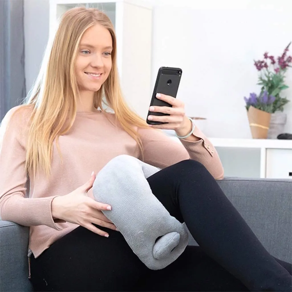 Uxsiya Vibrationsmassagekissen Nackenkissen U-Form kabellos