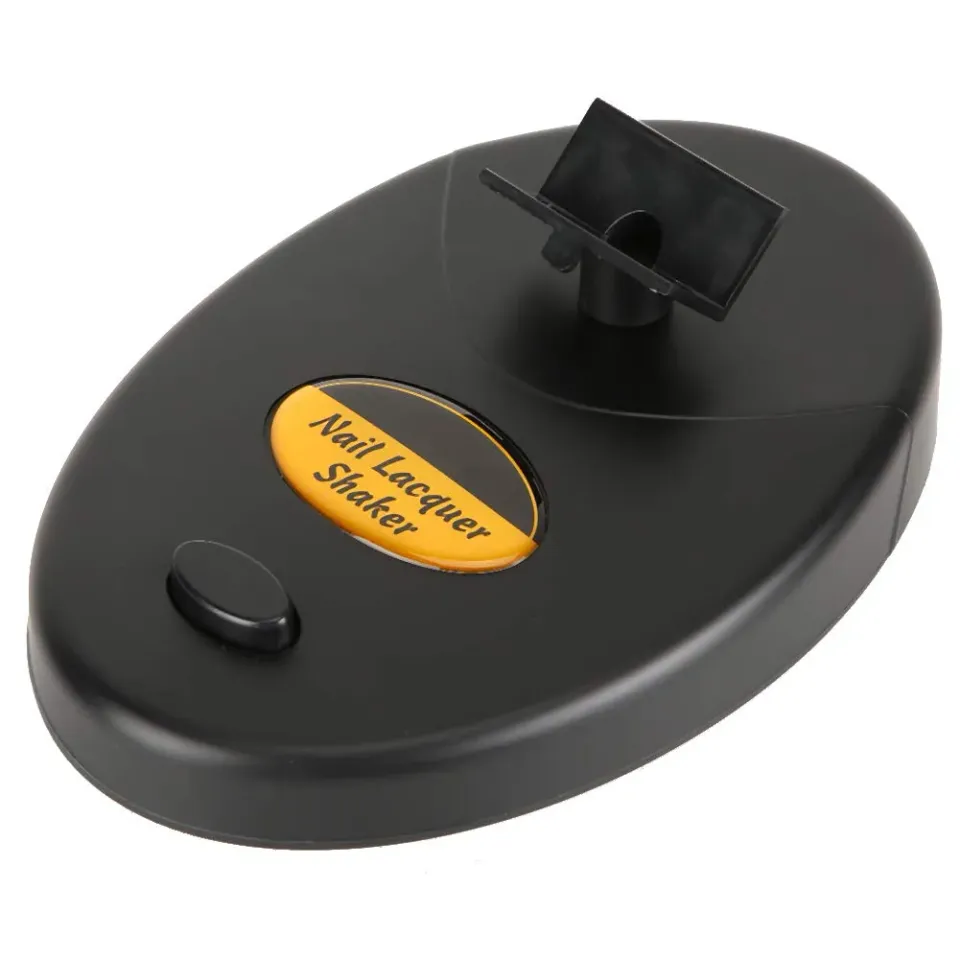 Uxsiya Nagellack-Shaker einstellbar schwarz mit EU-Stecker