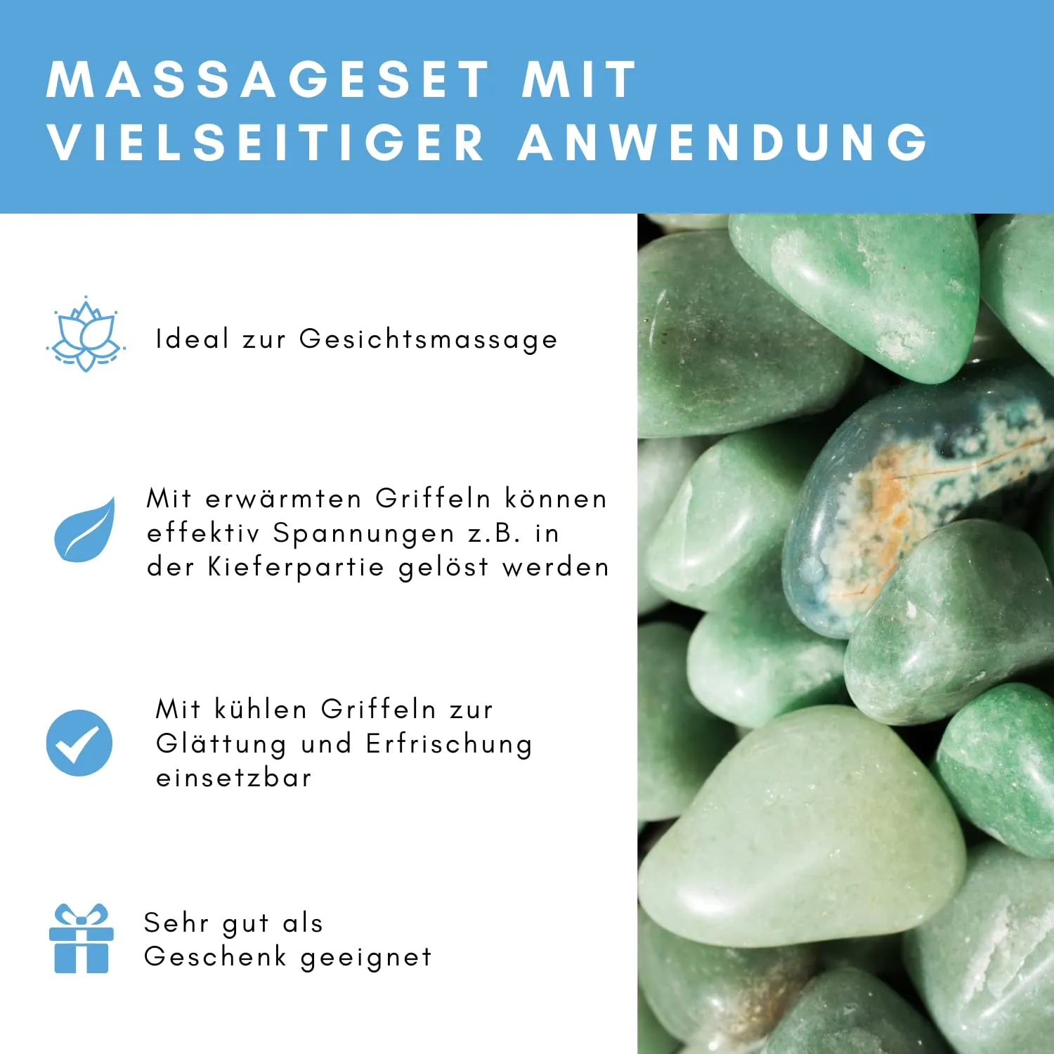 Lapis Vitalis Meridian Massage-Set 3-tlg entspannend