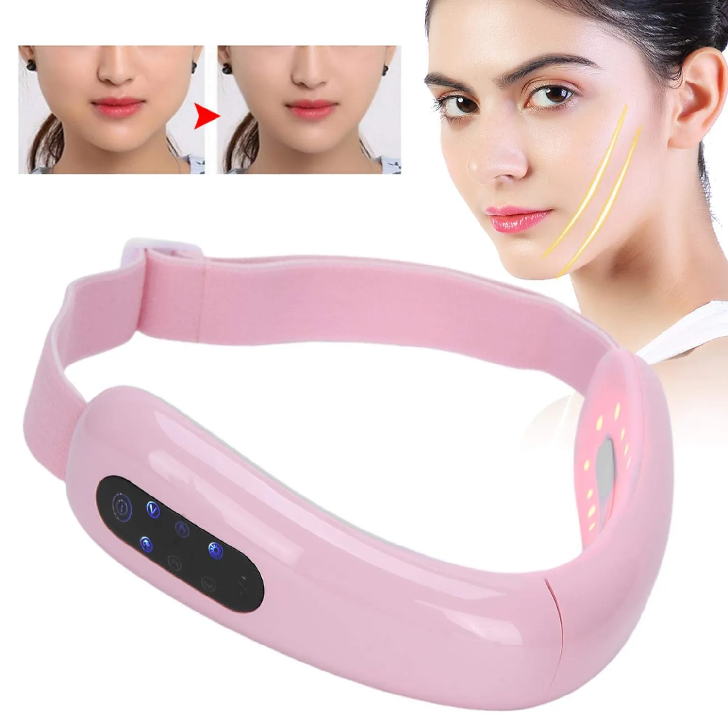 Uxsiya V Face Machine EMS-Gesichtsmassagegerät Photon-Lichttherapie