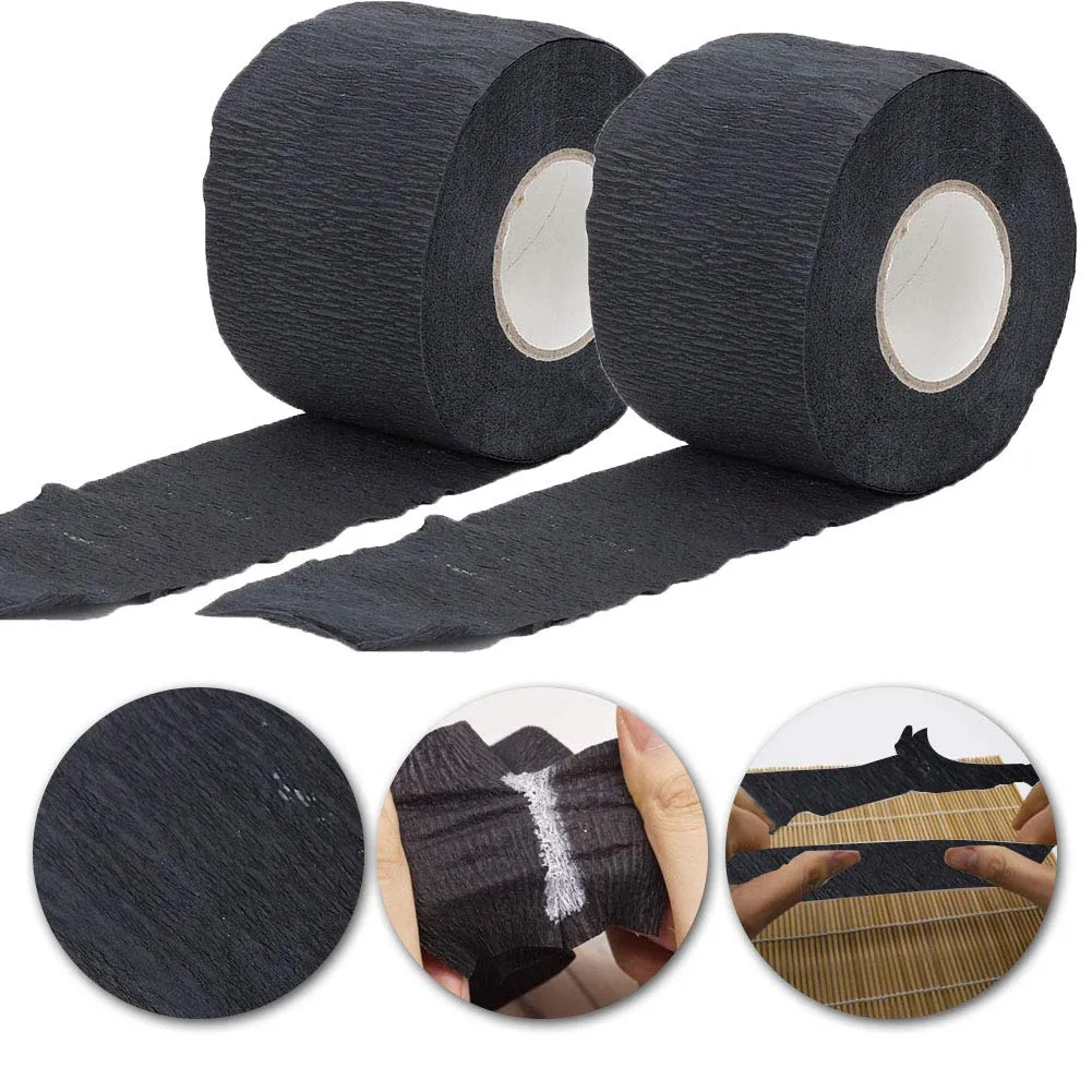 Uxsiya Nackenpapier Friseurkrepp 2 Rollen Einweg