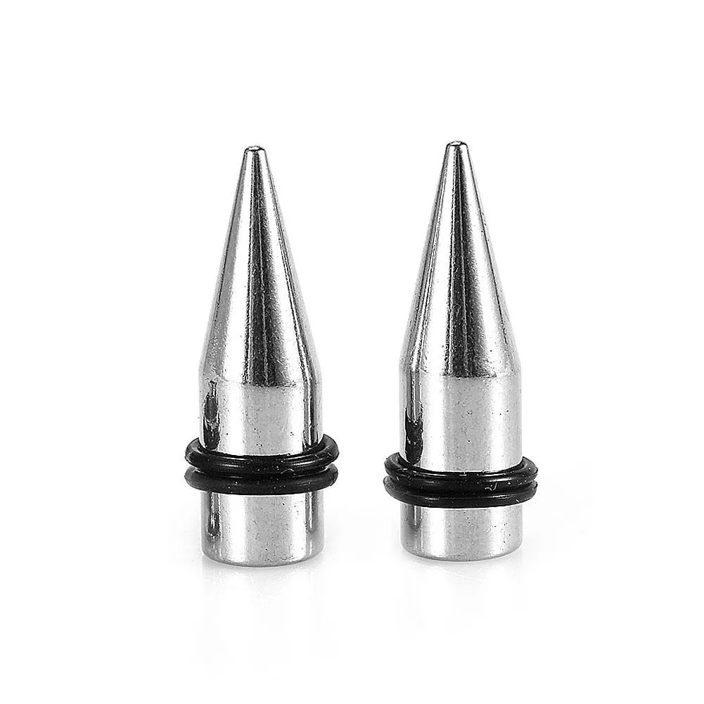 Uxsiya Ohrschmuck 36-teiliges Stretcher-Set Edelstahl Unisex