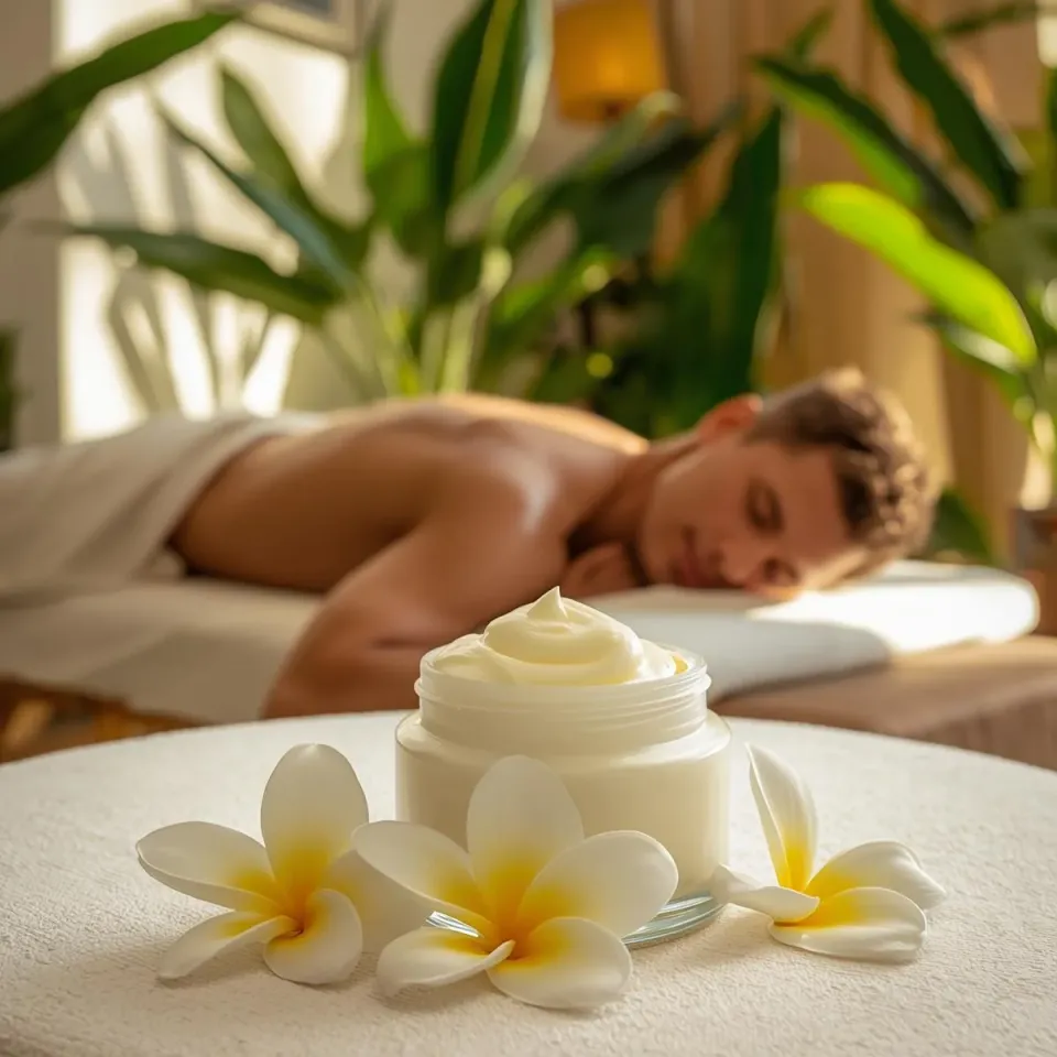 Atlantis Frangipani Lomi-Lomi Massagecreme Sheabutter