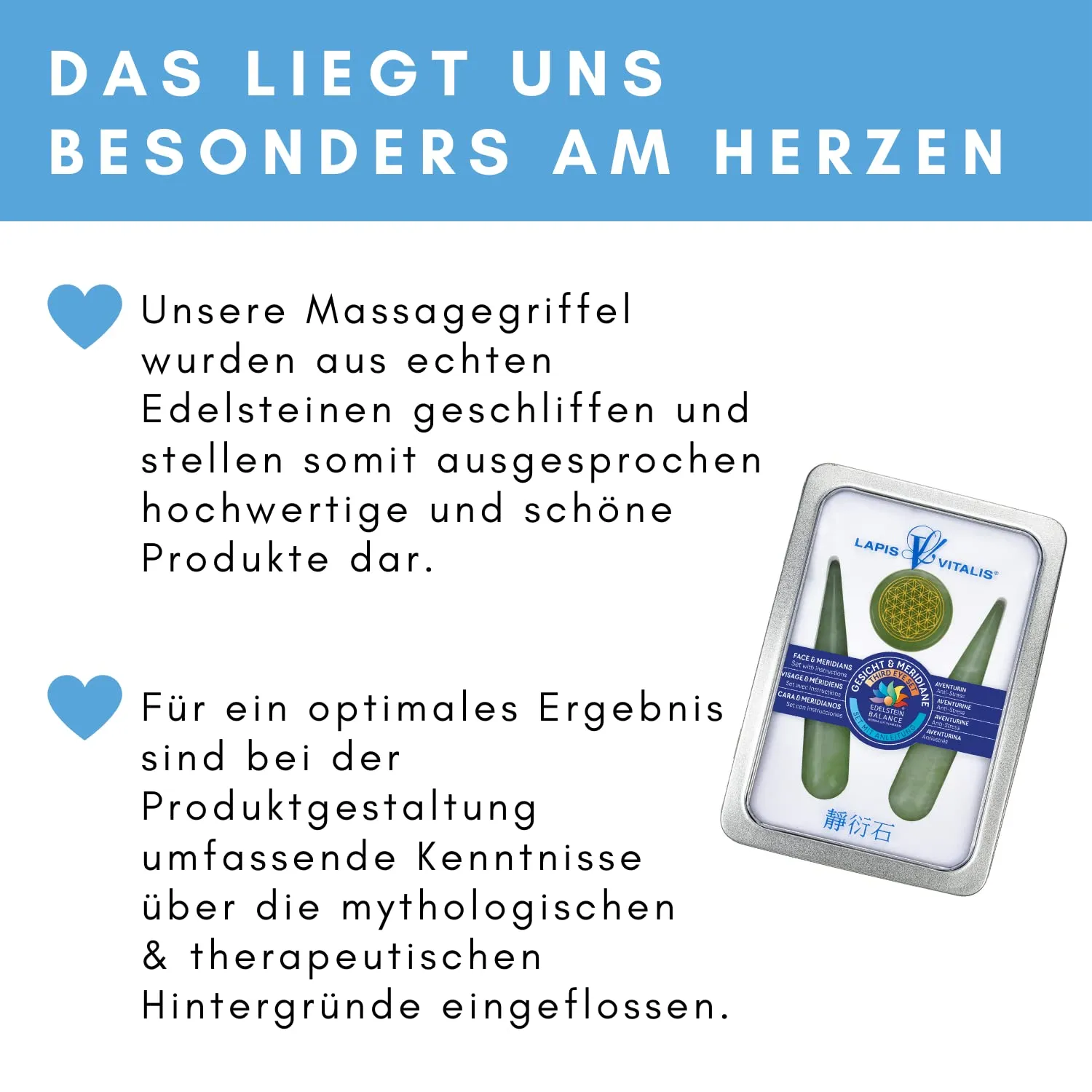 Lapis Vitalis Meridian Massage-Set 3-tlg entspannend