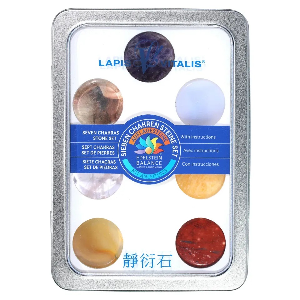 Lapis Vitalis Chakraset 0500012064 Chakrasteine 7 Steine Dose