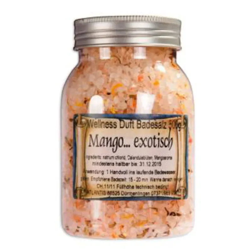 Atlantis MANGO Badesalz mit Calendulablüten