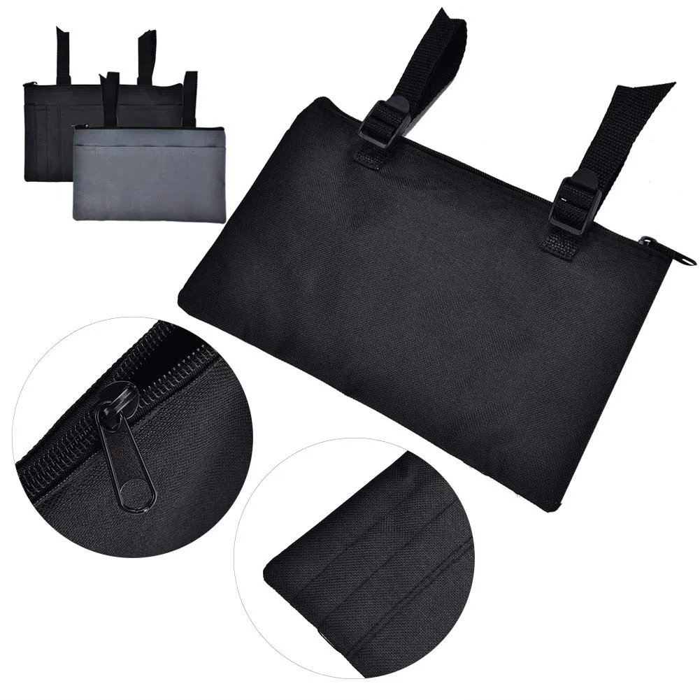 Uxsiya Armlehnentasche Rollstuhl Polyester schwarz wasserdicht