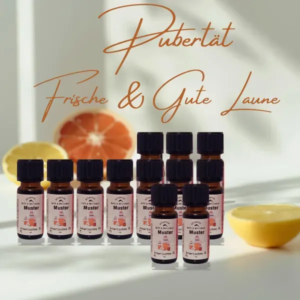Atlantis Duft und Wellness Pubertät Ätherische Öle 12x10ml frisch