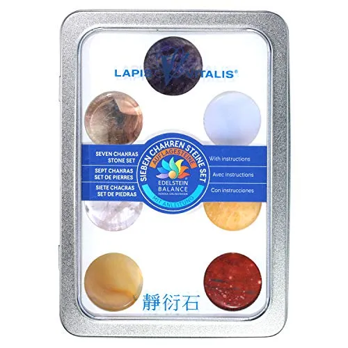 Lapis Vitalis Chakraset 0500012064 Chakrasteine 7 Steine Dose
