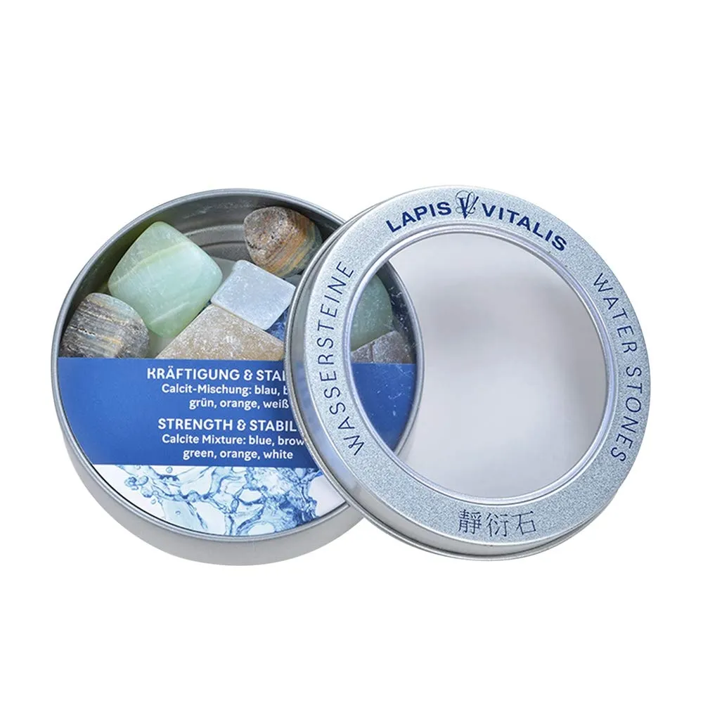 Lapis Vitalis Wassersteine Energiesteine Set Metalldose