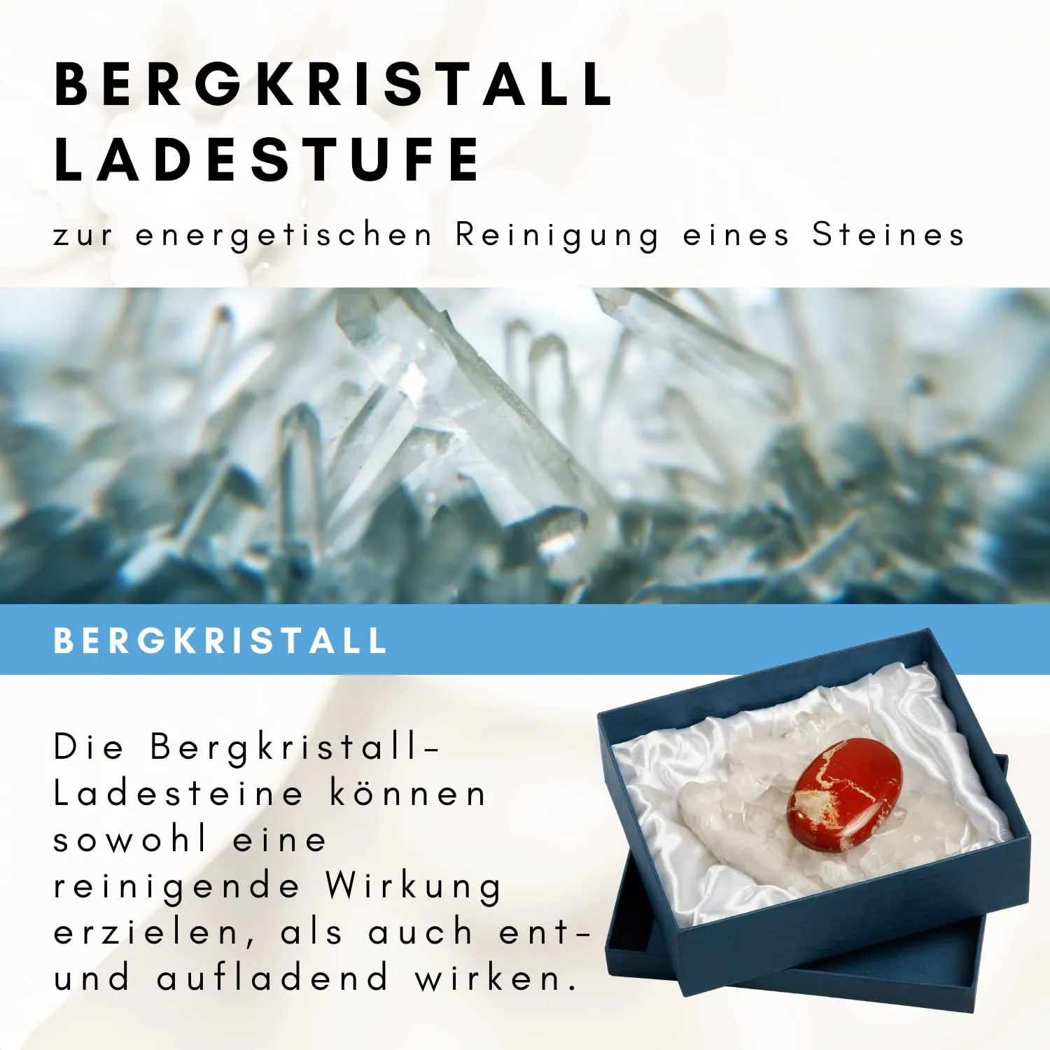 Lapis Vitalis Ladestufe Ladestein mit Box und Heft